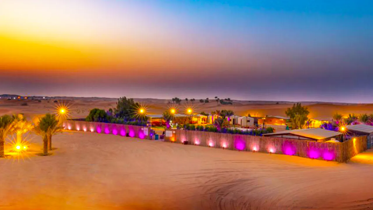 evening desert safari dubai