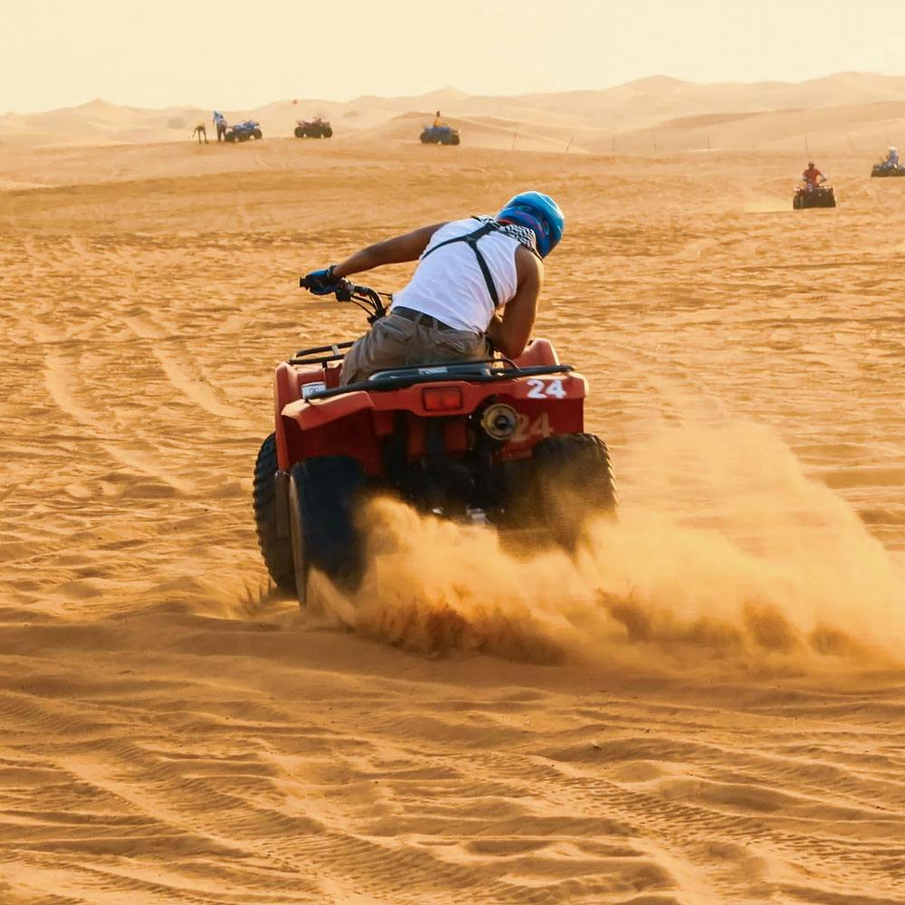 quad bike desert safari dubai