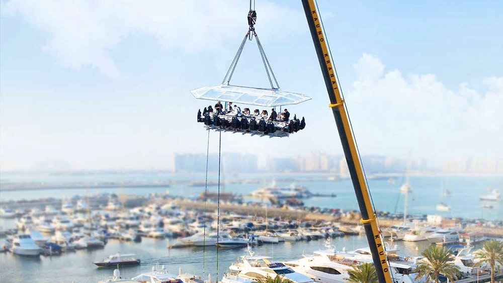 dinner in the sky menu