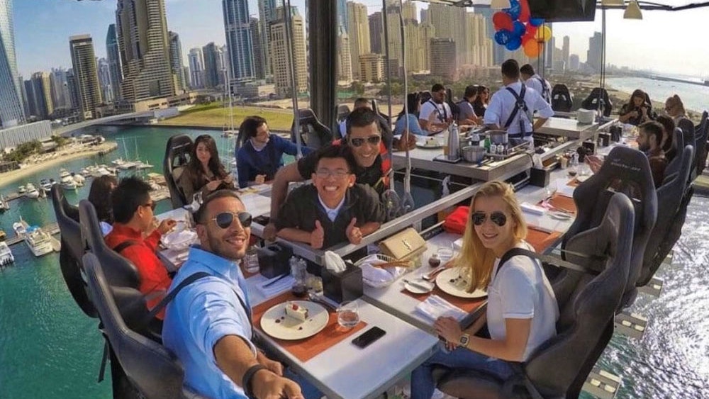 dinner in the sky dubai price