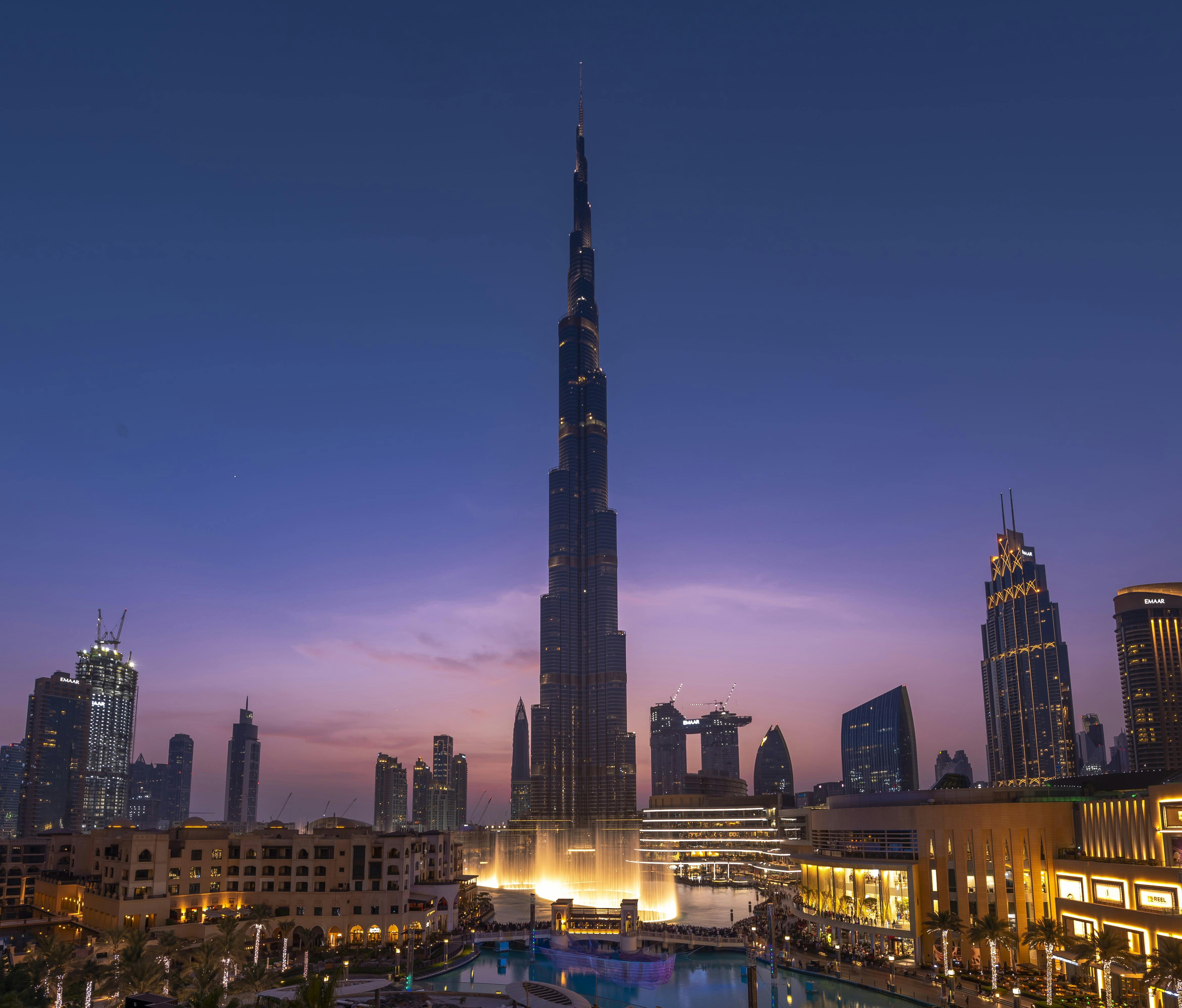 dubai fountain show times