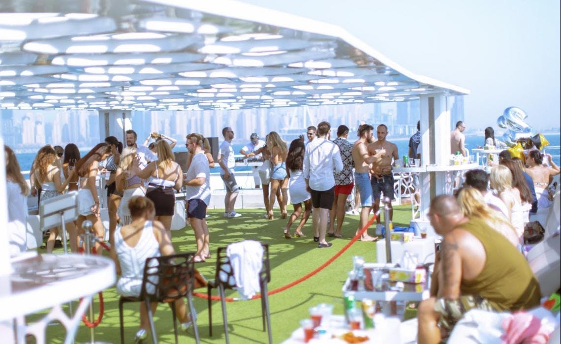 Lotus Mega Yacht Weekend Brunch Cruise Location