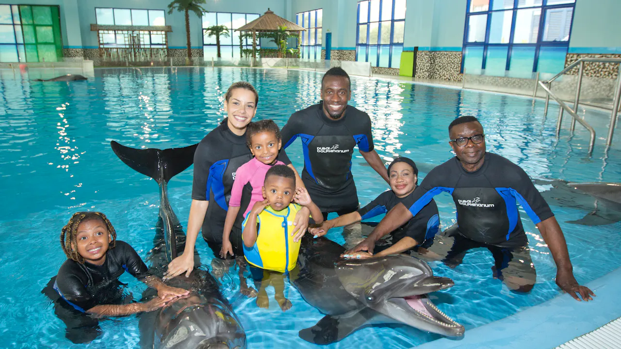 Dubai Dolphinarium: Swimming with Dolphins Location