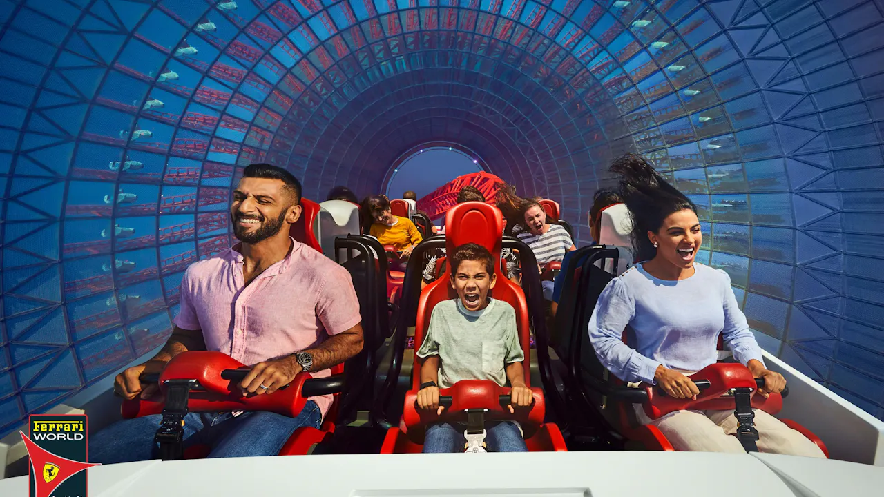 Ferrari World Abu Dhabi with Free Meal Voucher Ticket