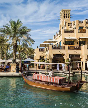Abra Ride in the Dubai Water Canal