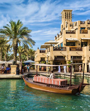 Abra Ride in the Dubai Water Canal