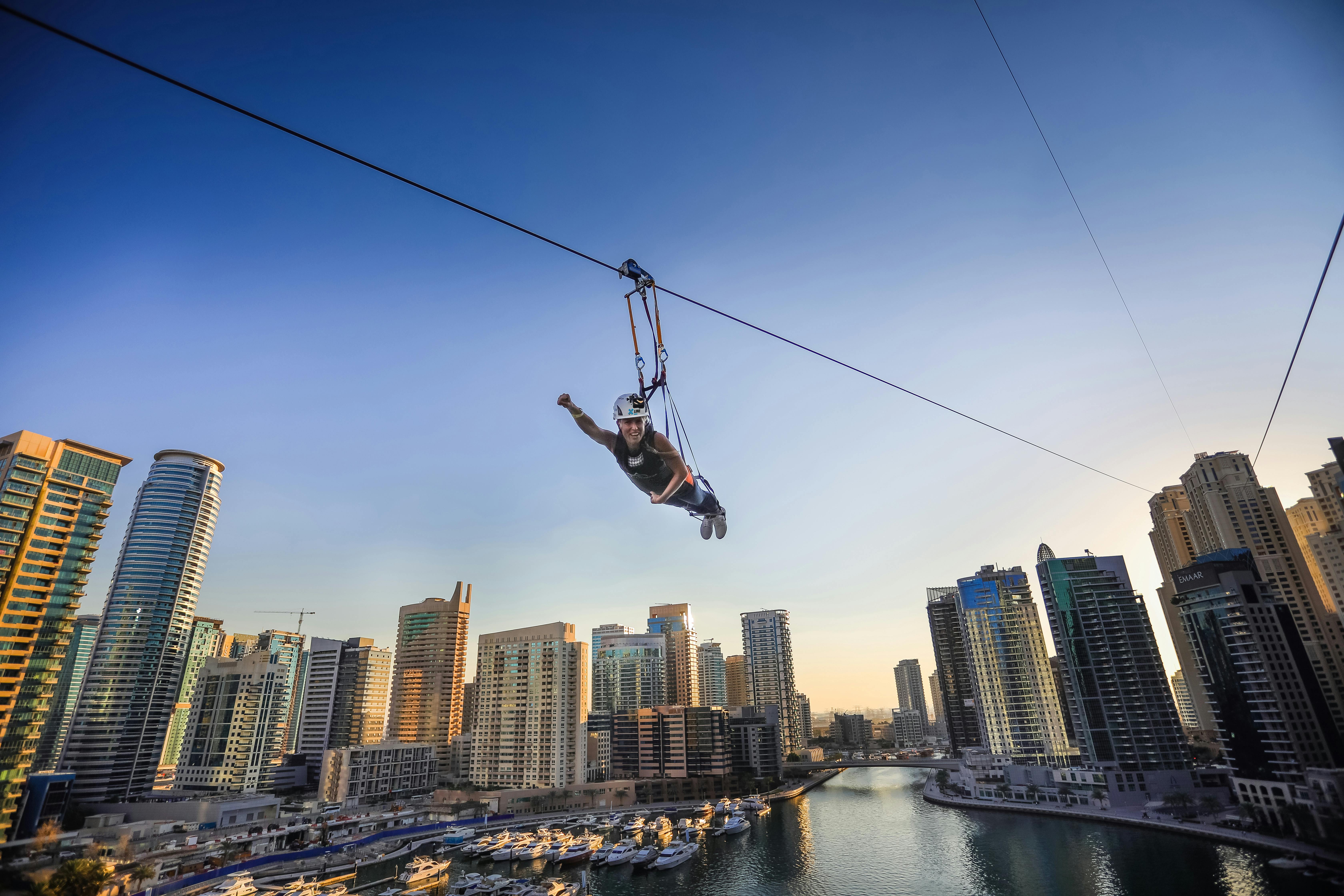 XLine Dubai Marina Zip Line Tickets with Photos & Videos Discount