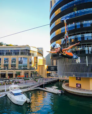 XLine Dubai Marina Zip Line Tickets with Photos & Videos