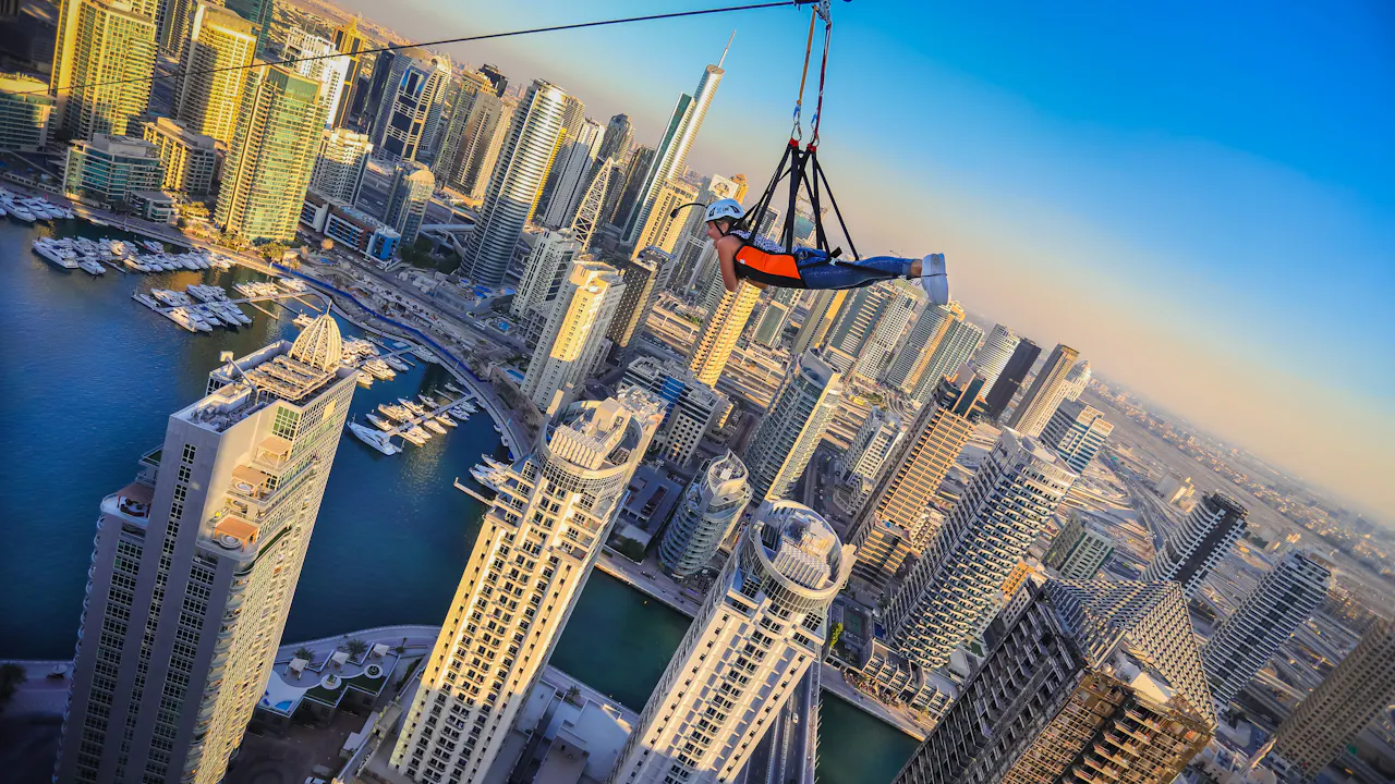 XLine Dubai Marina Zip Line Tickets with Photos & Videos Price