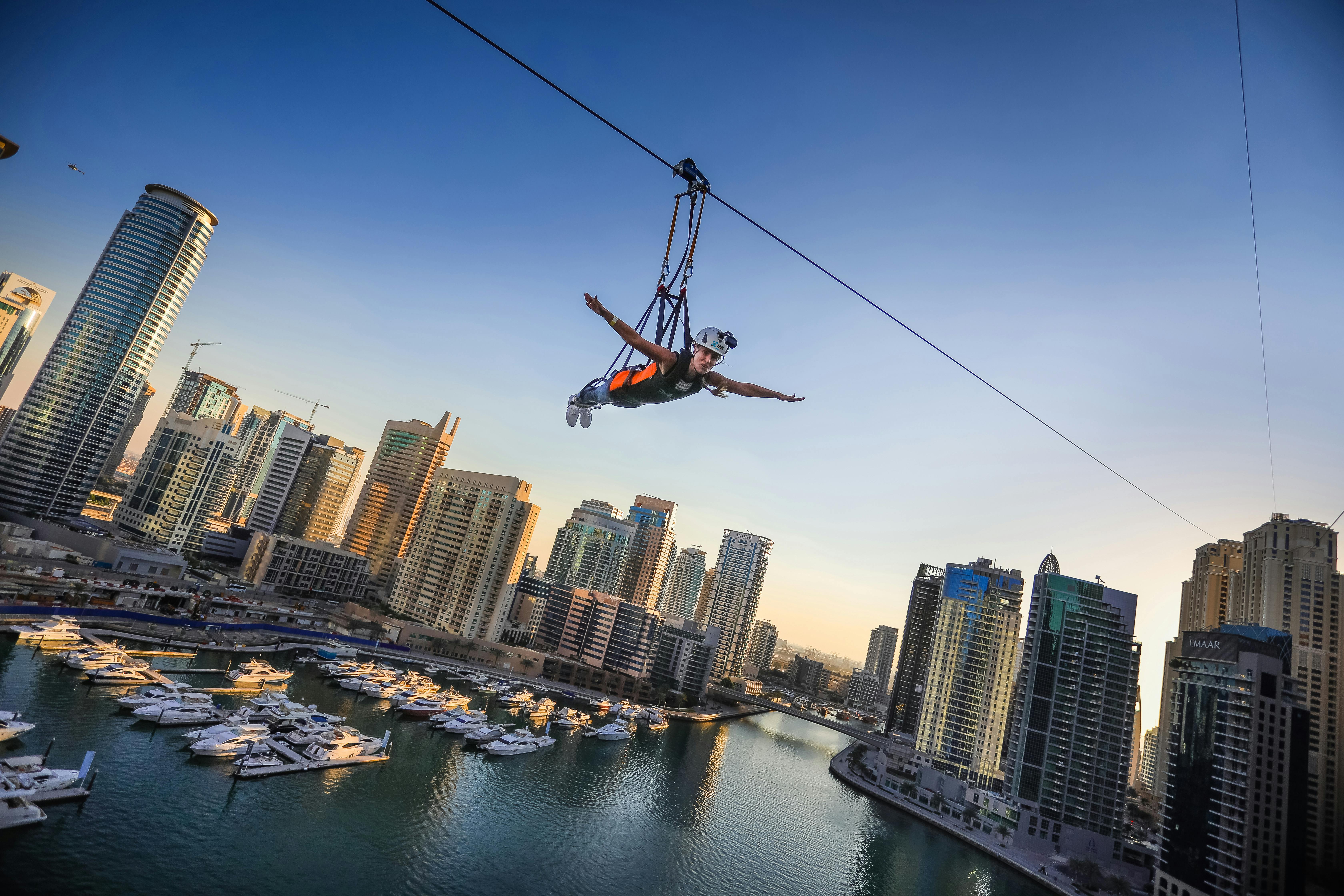 XLine Dubai Marina Zip Line Tickets with Photos & Videos Location