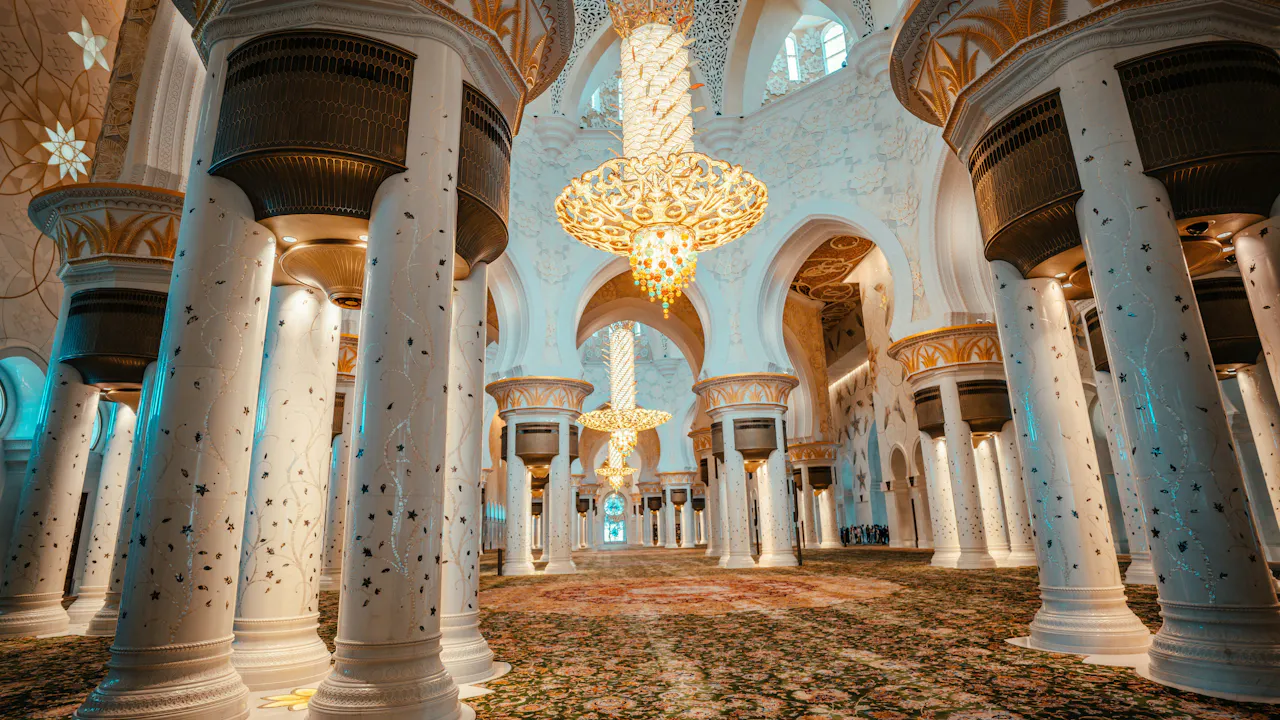 Sheikh Zayed Mosque + Ferrari World Tour Location