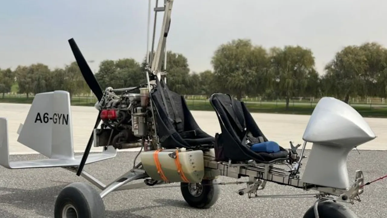 Dubai Gyrocopter Flight Tickets: 20-Min Tour over the Palm + Photos and Video Ticket