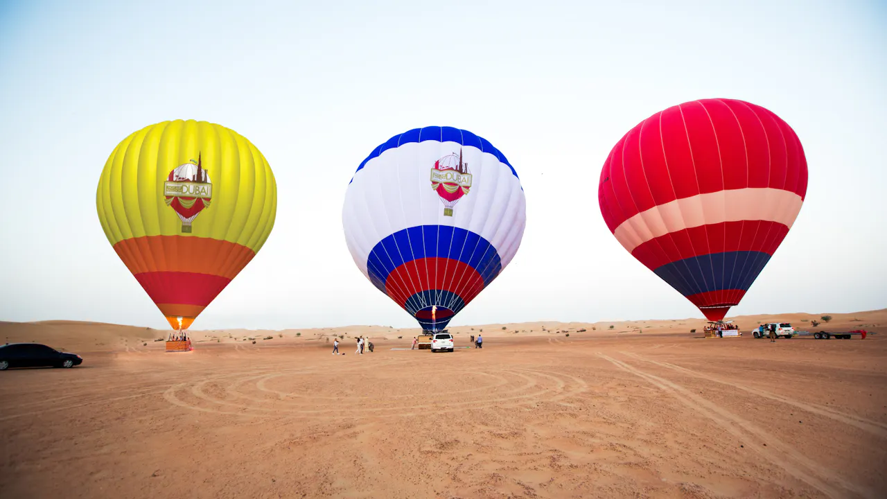 Standard Hot Air Balloon, Camel ride with Breakfast & Desert Safari Price