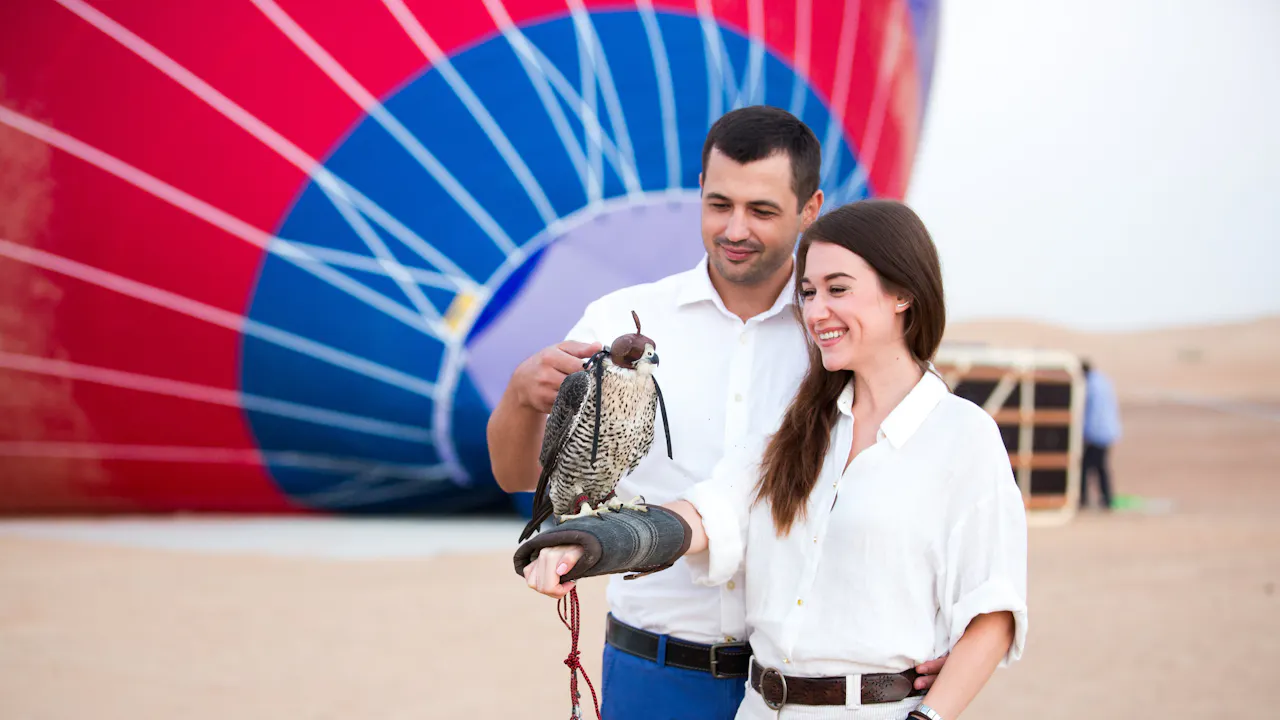 Standard Hot Air Balloon, Camel ride with Breakfast & Desert Safari Discount