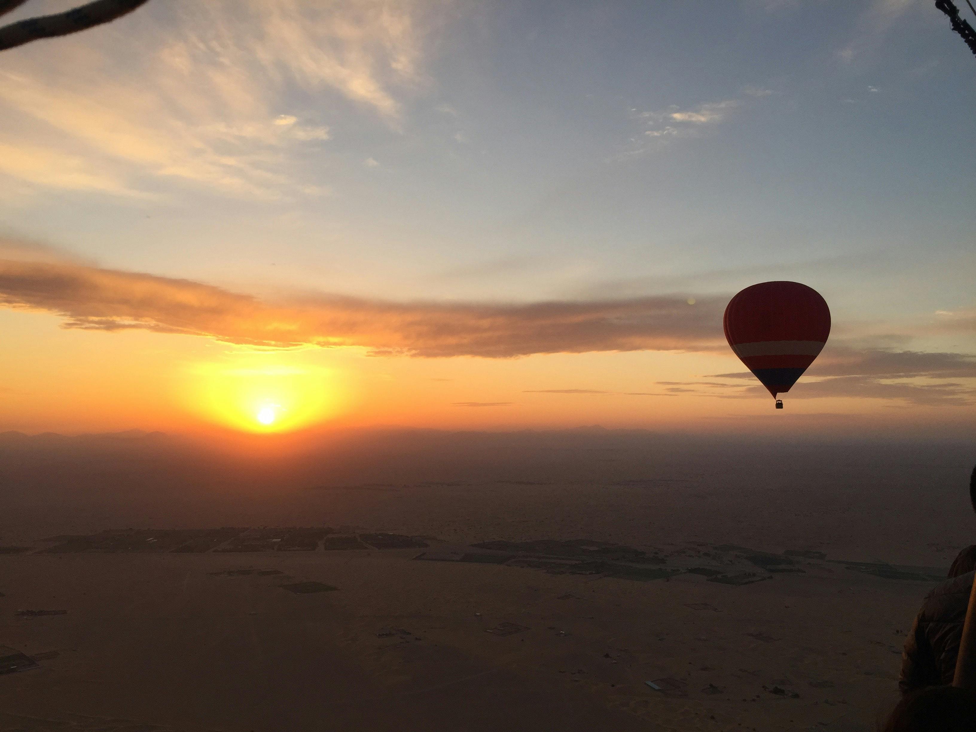 Standard Hot Air Balloon, Camel ride with Breakfast & Desert Safari Ticket