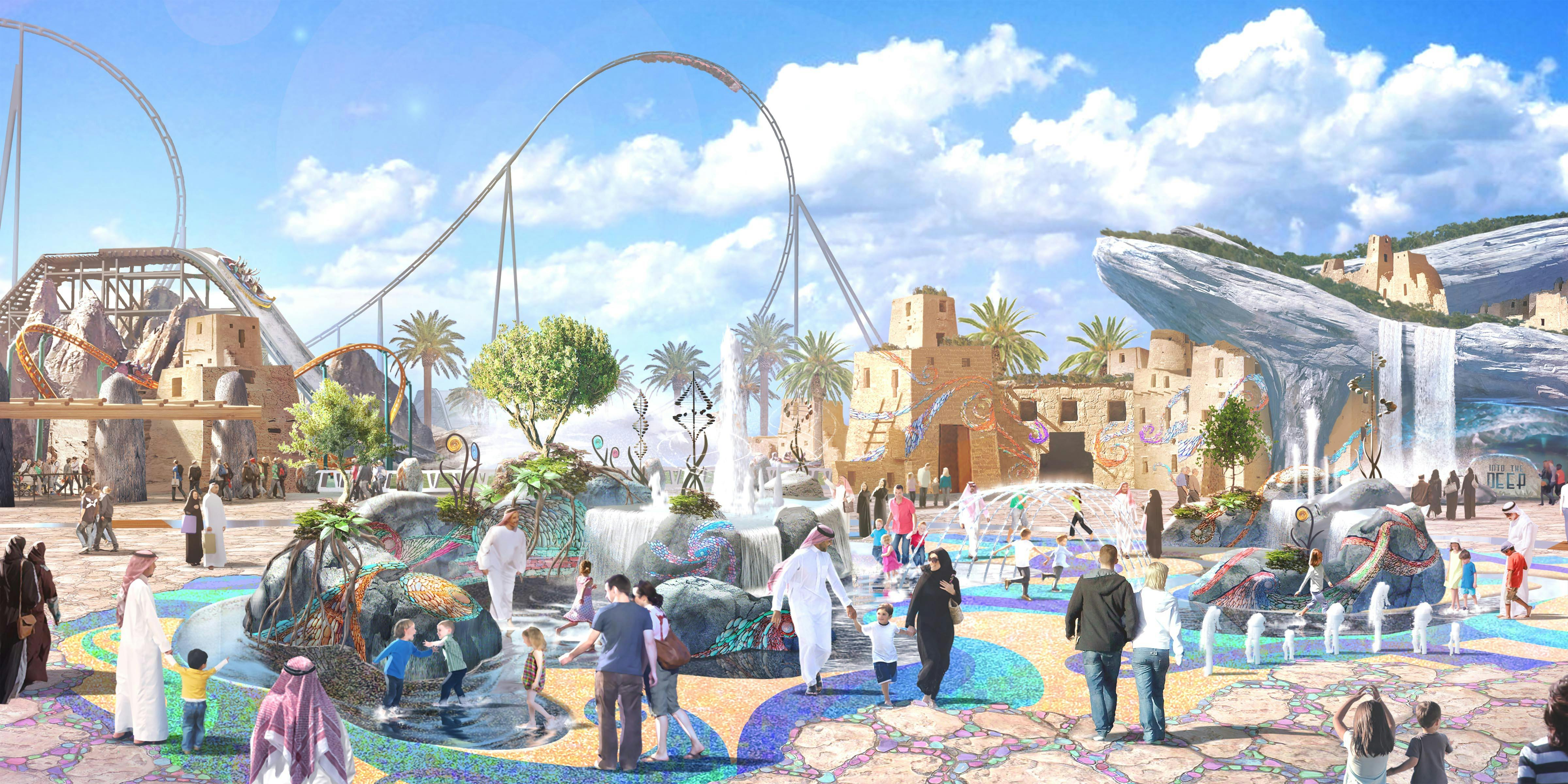 Six Flags Qiddiya Theme Park Saudi Arabia 