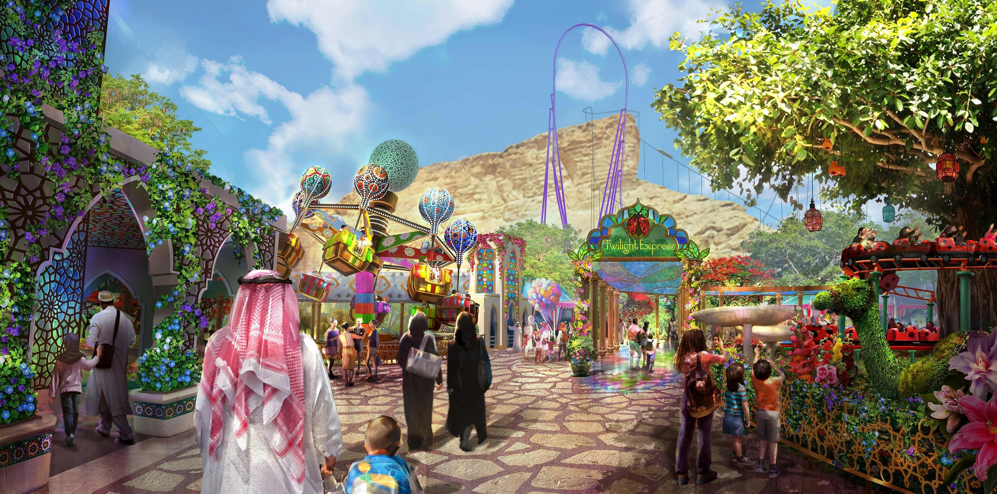 Six Flags Qiddiya Theme Park Saudi Arabia 