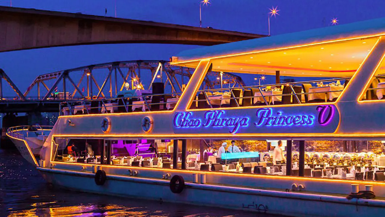 Chao Phraya Princess Cruise with Buffet Dinner & Live Music Thrillark
