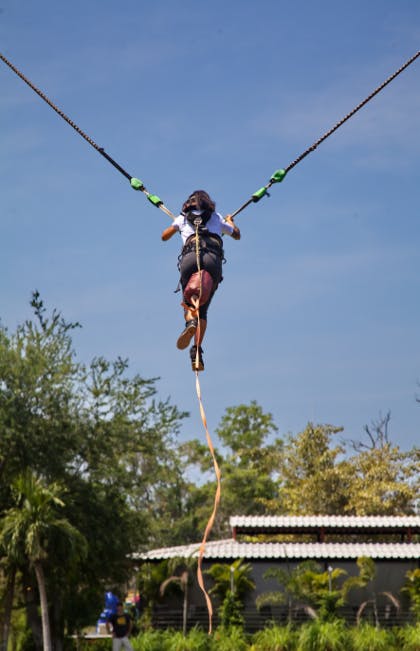 human bungee slingshot price