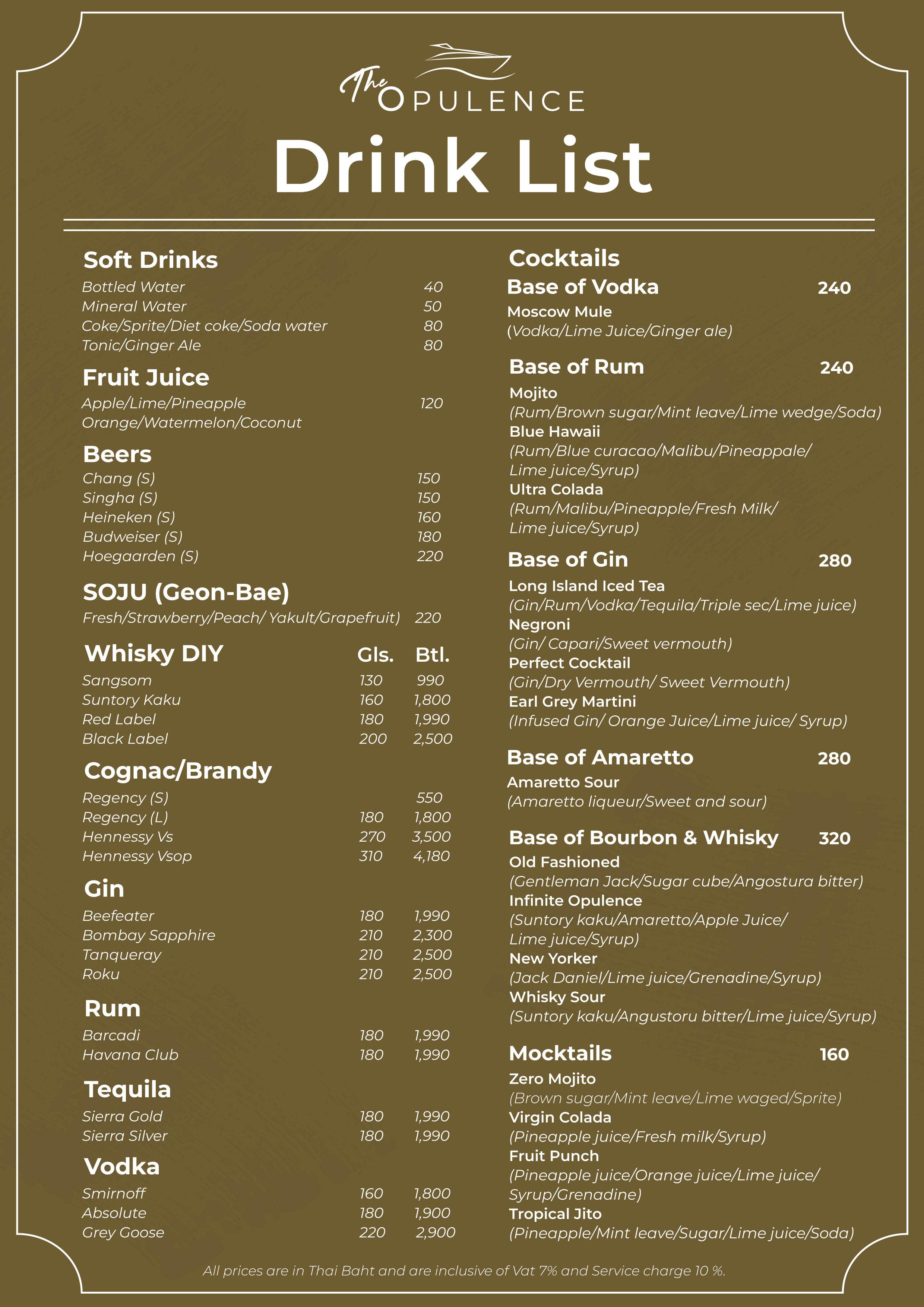 Bangkok Opulence Luxury Chao Phraya Dinner Cruise Ticket