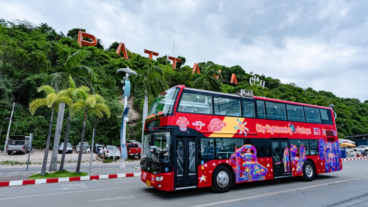Pattaya Hop-On Hop-Off Bus Tour by Elephant Bus Tours Thrillark