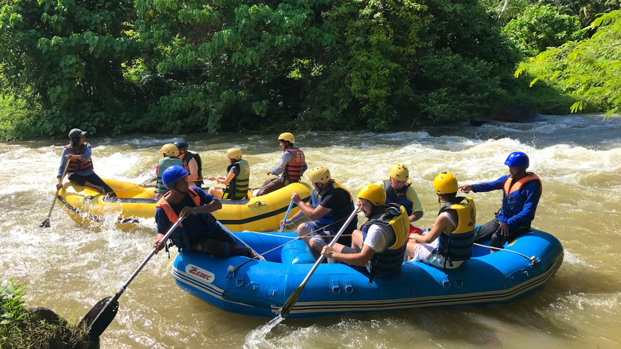 Elephant Care Experience with Rafting