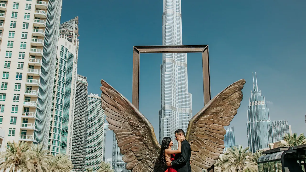 Burj Khalifa Flying Dress Videography Tour Location