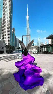 Burj Khalifa Flying Dress Videography Tour