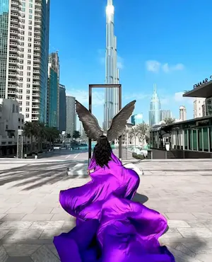 Burj Khalifa Flying Dress Videography Tour