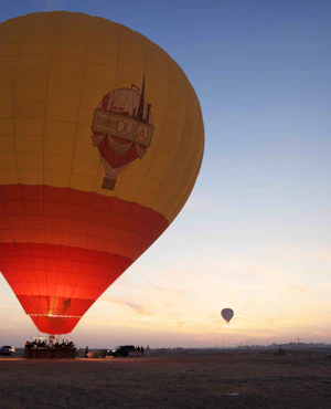 Overnight Hot Air Balloon experience in Dubai