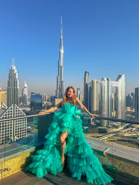 Shangri-La Balcony Flying Dress Videography Shoot