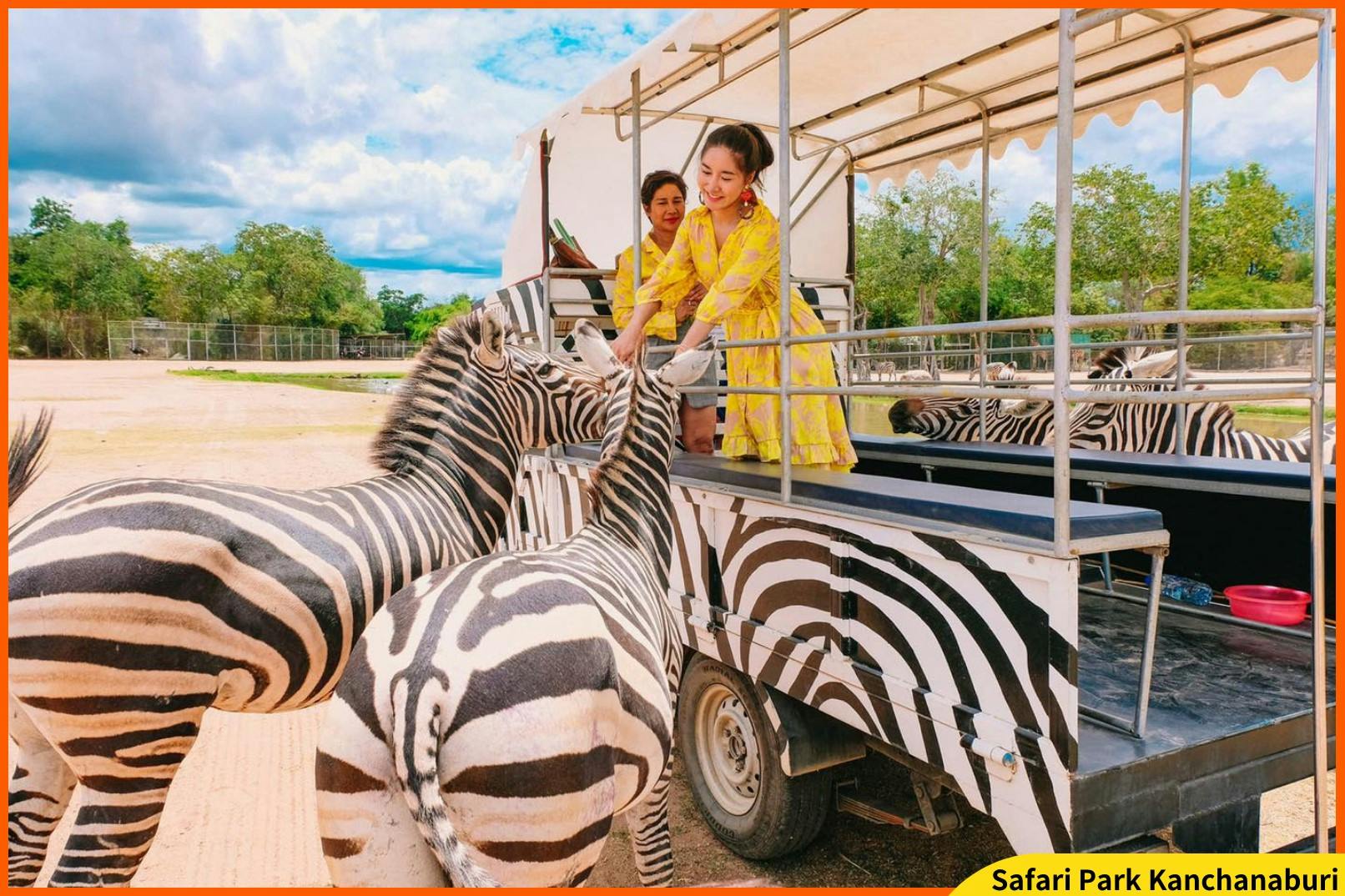 Kanchanaburi Safari Park Ticket and River Kwai Bridge Day Tour 