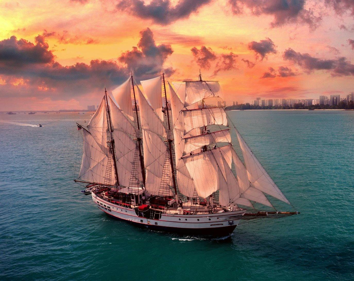 Singapore's Royal Albatross City Lights & Sunset Dinner Cruise