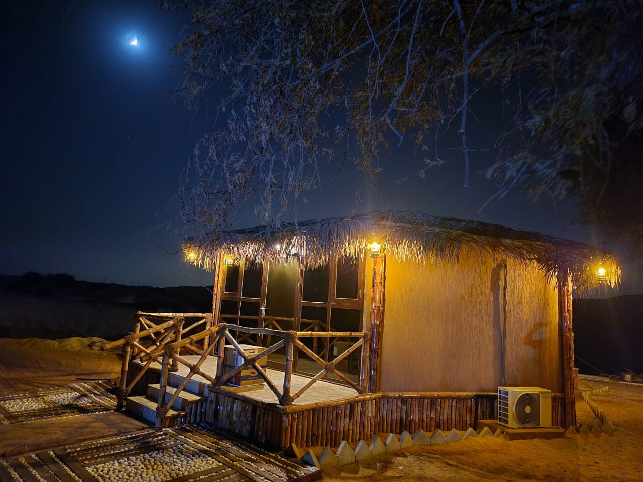 Overnight Camping -Heritage Hut with AC (2 persons)