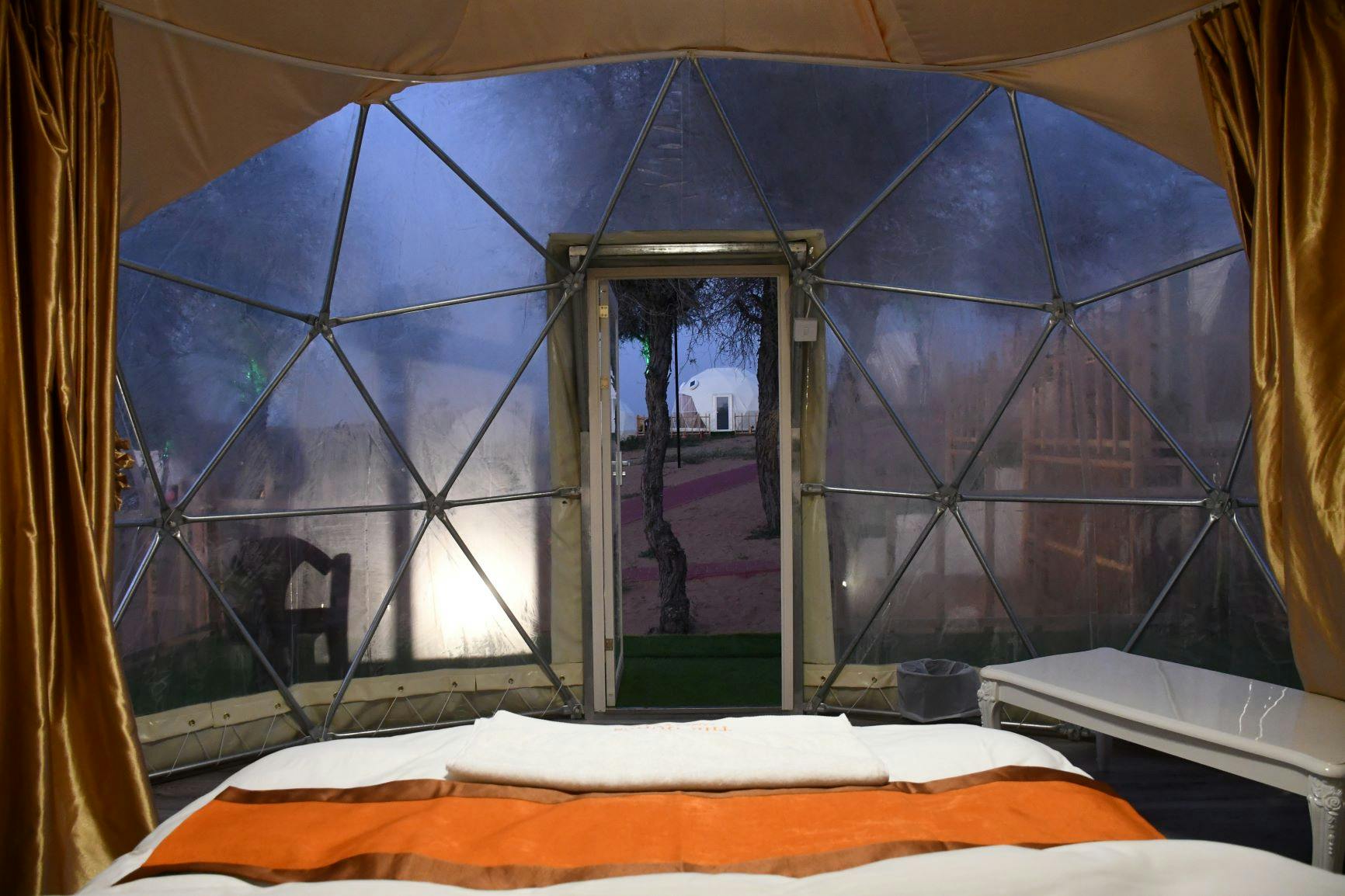 Overnight Camping Deluxe Dome Tent with AC  Price