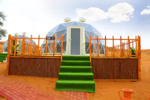 Overnight Camping Deluxe Dome Tent with AC  2 Person