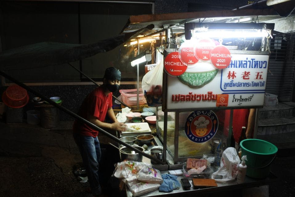 Michelin Guide Street Food Tour by Tuk Tuk with English Guide Price