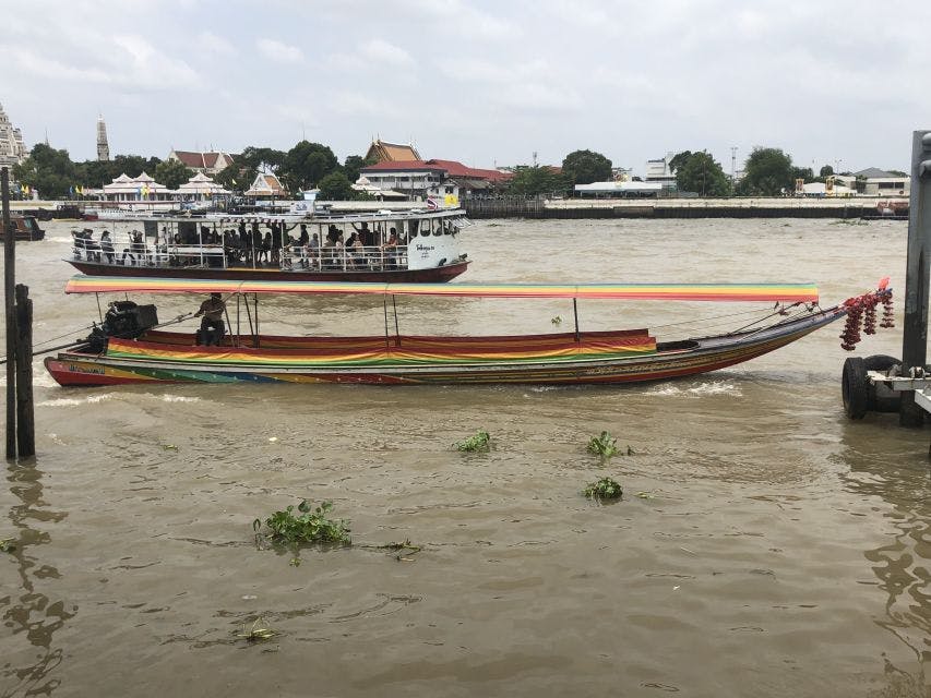Best Of Bangkok: Temples & Long-tail Boat Tour with Lunch English Guide Ticket