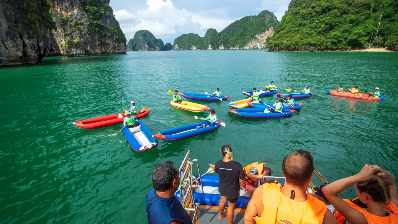 Join Tour Phang Nga Bay by Luxury Catamaran Boat from Phuket Ticket