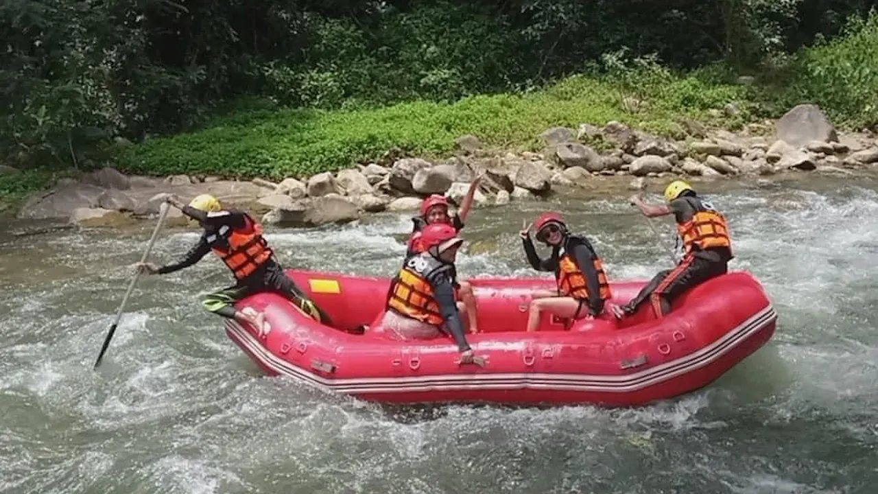 Join Tour White Water Rafting, Flying Fox, Jungle Walk, ATV Adventure and Elephant Trekking from Phuket Location