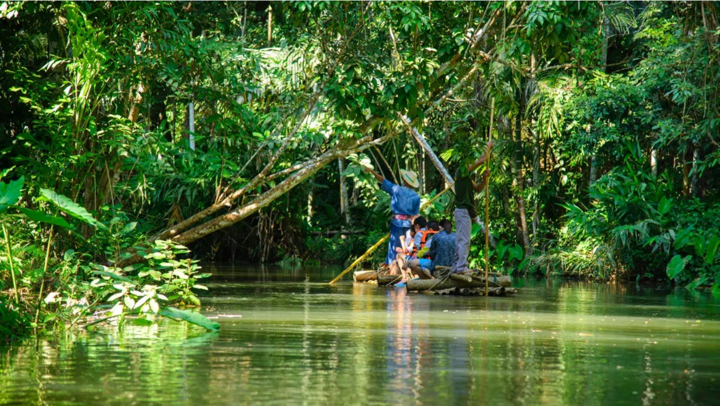 Enjoy Chiang Mai Bamboo Rafting Along the Mae Wang River Location