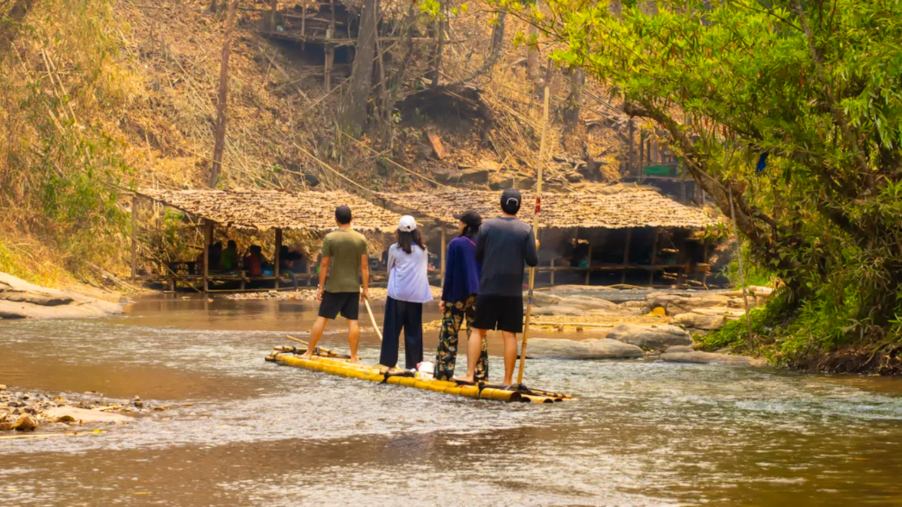 Enjoy Chiang Mai Bamboo Rafting Along the Mae Wang River Category
