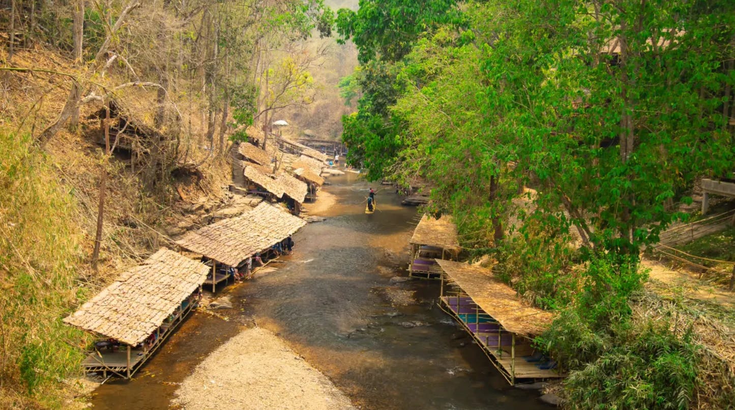 Enjoy Chiang Mai Bamboo Rafting Along the Mae Wang River Ticket