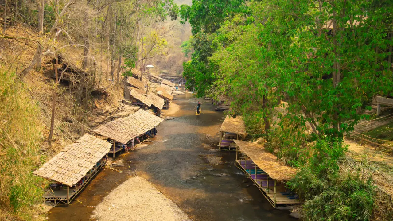 Enjoy Chiang Mai Bamboo Rafting Along the Mae Wang River Ticket