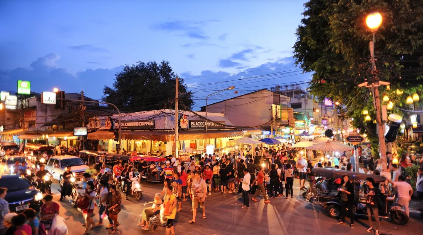 Chiang Mai Evening Street Food Walking Tour Ticket