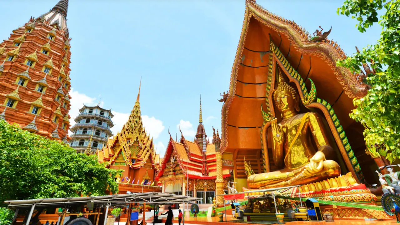 Kanchanaburi Tour: Tiger Cave Temple, Death Railway and Elephant Sanctuary Ticket