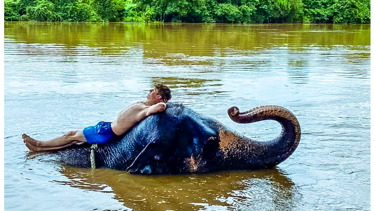 Kanchanaburi Full Day Experience: Elephants Experience Elephants Bathing & Bamboo Rafting Price