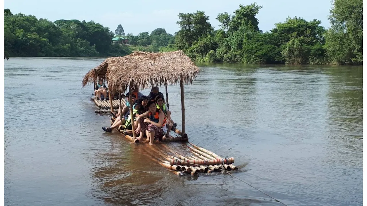 Kanchanaburi Full Day Experience: Elephants Experience Elephants Bathing & Bamboo Rafting Location