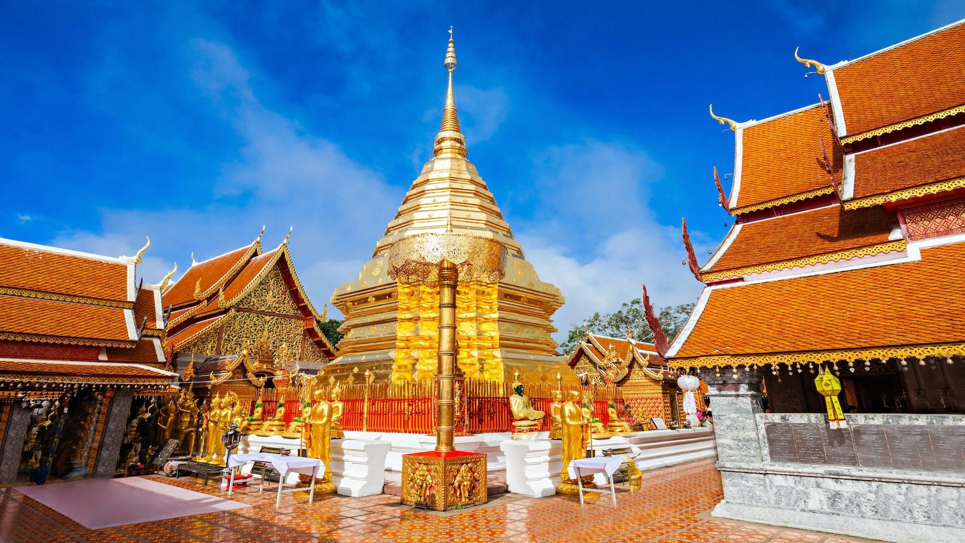Chiang Mai: Doi Suthep and Wat Umong Enchanting Evening Tour