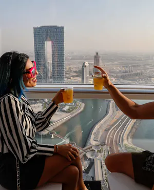 Ain Dubai Premium Cabin Tickets with 2-Course Meal